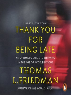 cover image of Thank You for Being Late